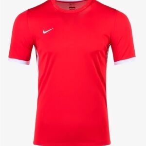 Nike Dri-Fit Red Soccer Shirt Men’s Size Small #football